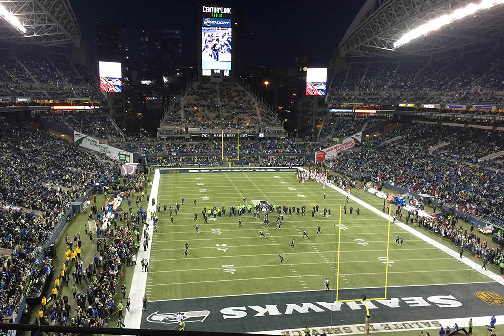 Seattle Seahawks Seahawks Heart Seattle Skyline Football 