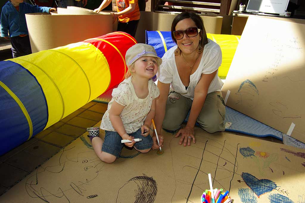 Even the kiddos can get on the action and create their own masterpieces at the Art Gallery of Greater Victoria. Credit: Tourism Victoria