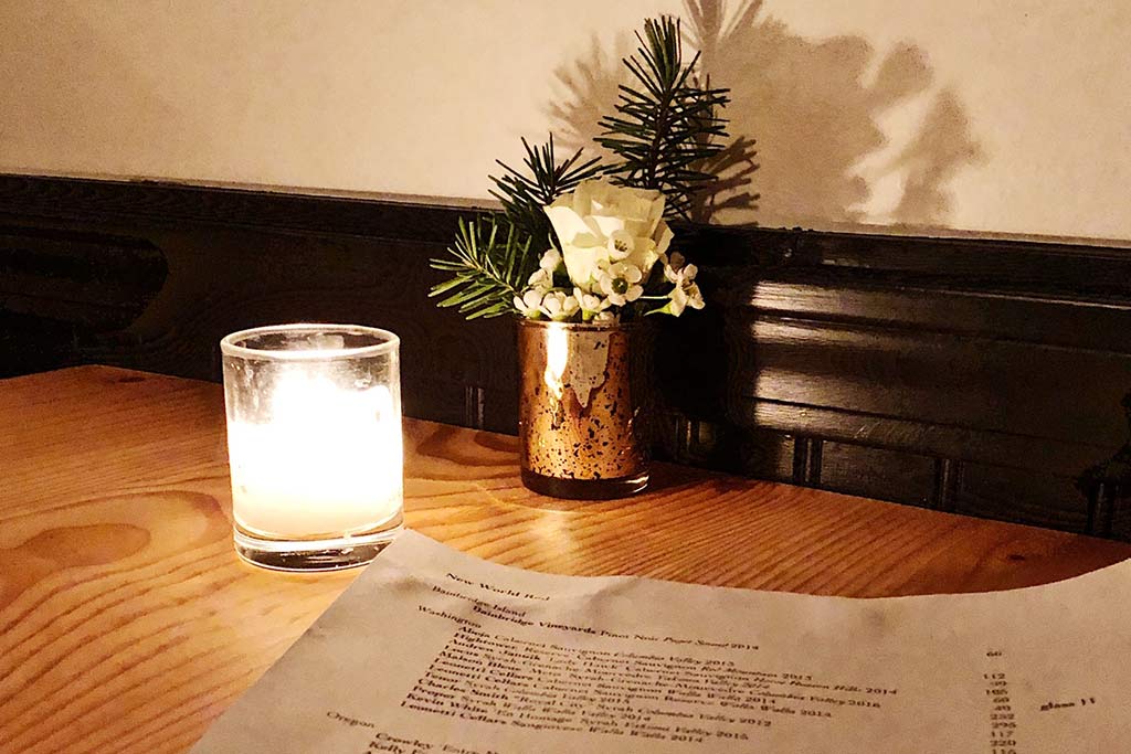 Peruse the menu at Hitchcock for an array of locally sourced goodness. Credit: Scott Meis