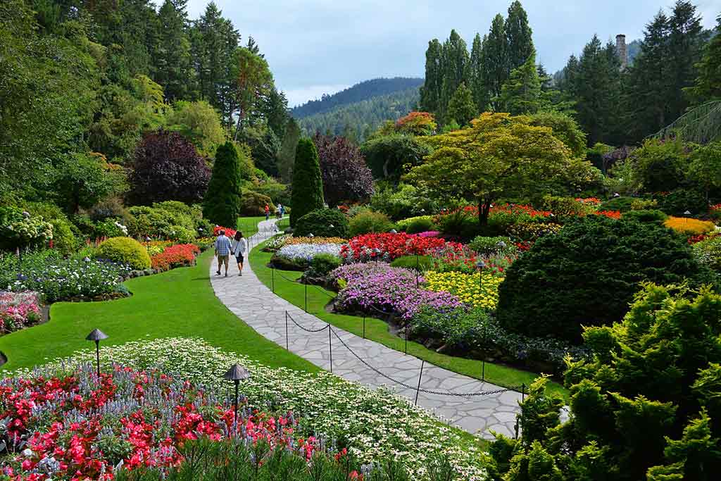 Map of gardens in Victoria, BC