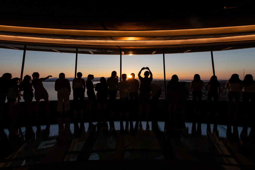 Space Needle Sunset