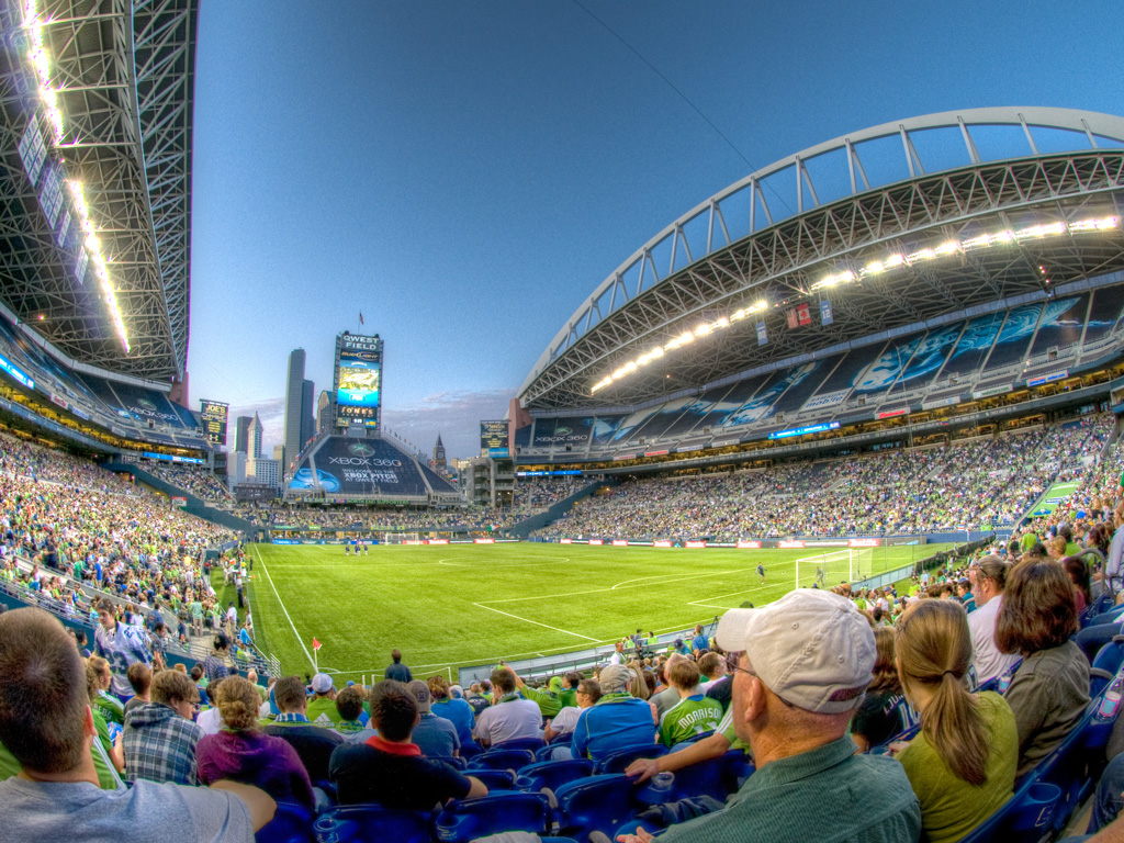 Seattle Sounders Game - Art Brom