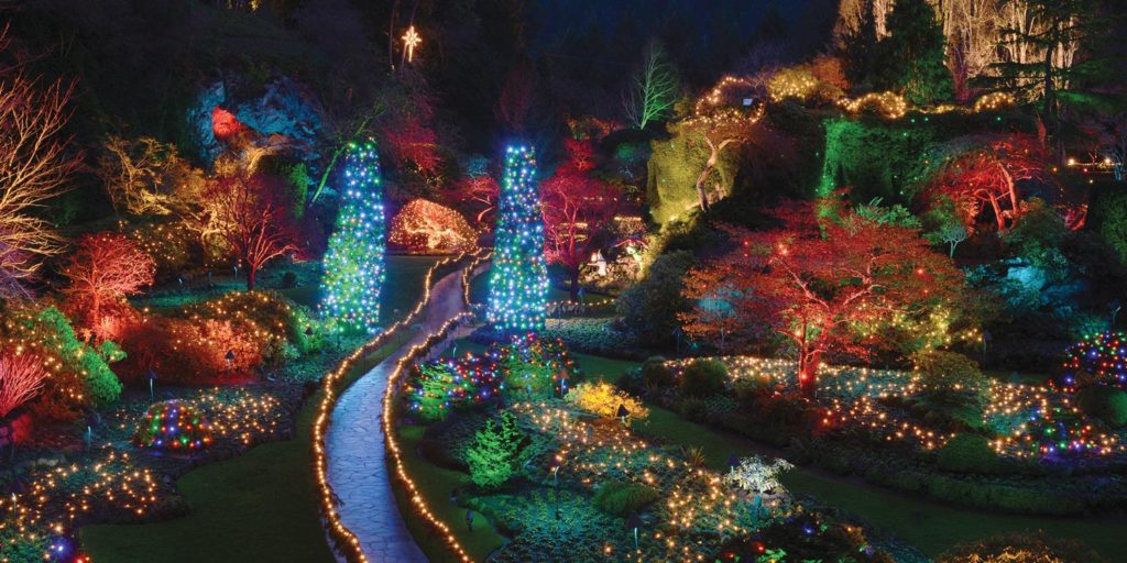 Butchart Gardens Christmas Lights Package | FRS Clipper